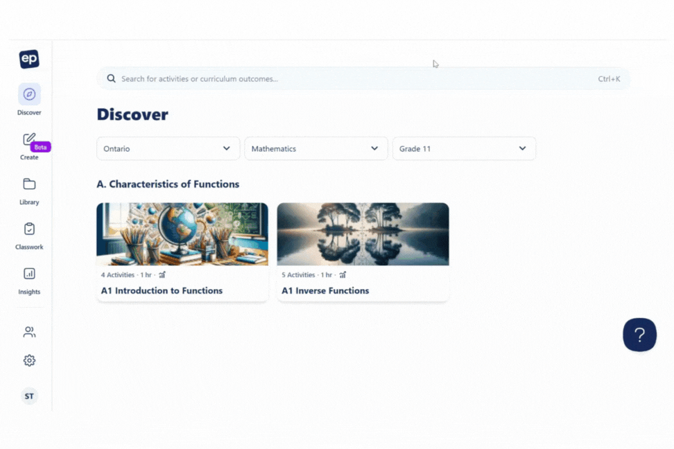 Targeted practice for Senior Math in Action